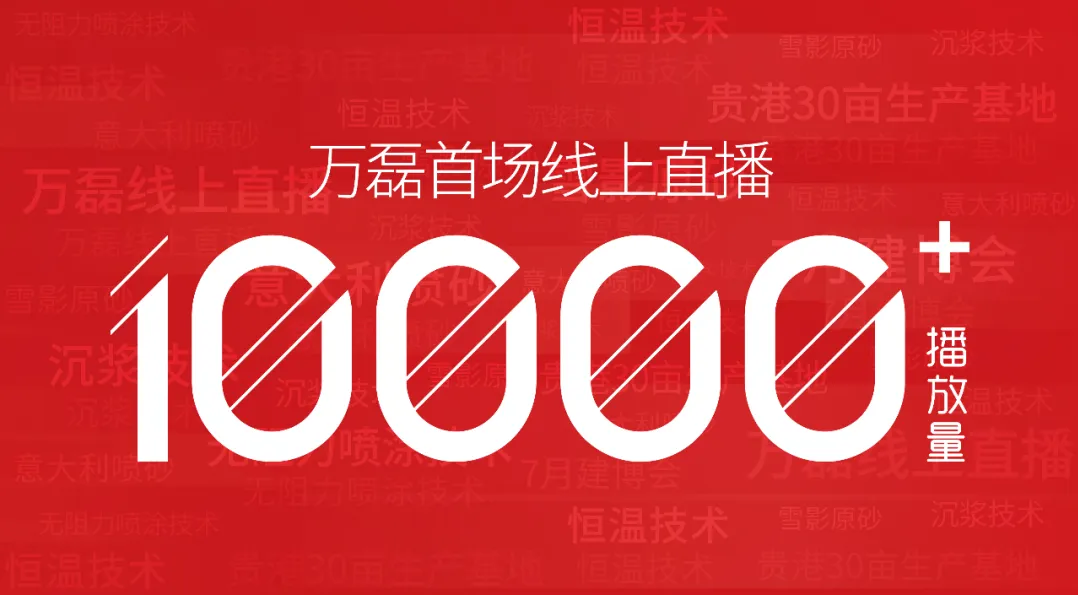 10000+人氣，萬磊首場線上直播 完美收官！